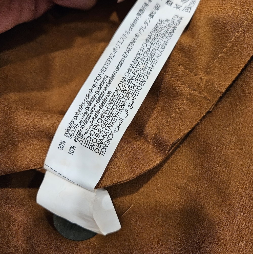 Zara TRF Collection Faux Suede Mini Skirt - SIZE M - Picture 10 of 16
